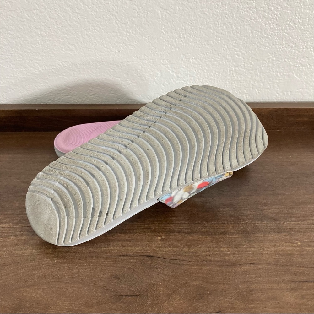 Nike pink girls blossom floral slides sandals girls 2 - Picture 7 of 8